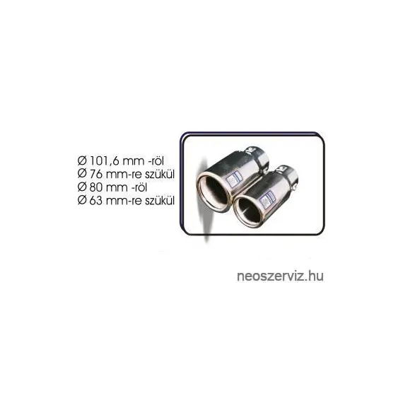 KIPUFOGÓVÉG 100mm PAR210