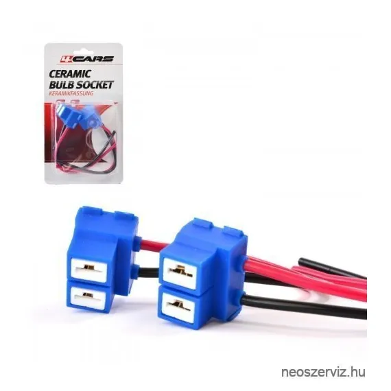 IZZÓFOGLALAT PÁR H7 KERÁMIA VEZETÉKKEL 95125