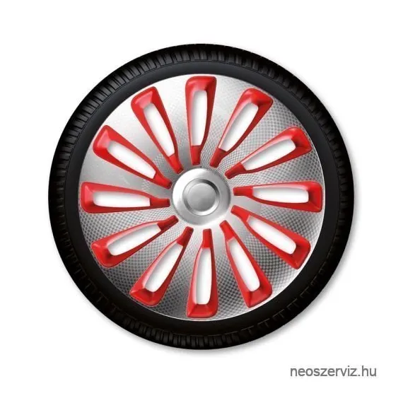 17" SEPANG CARBON SILVER RED J-17133