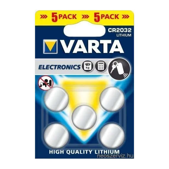 GOMBELEM VARTA CR2032 3V 5db/cs