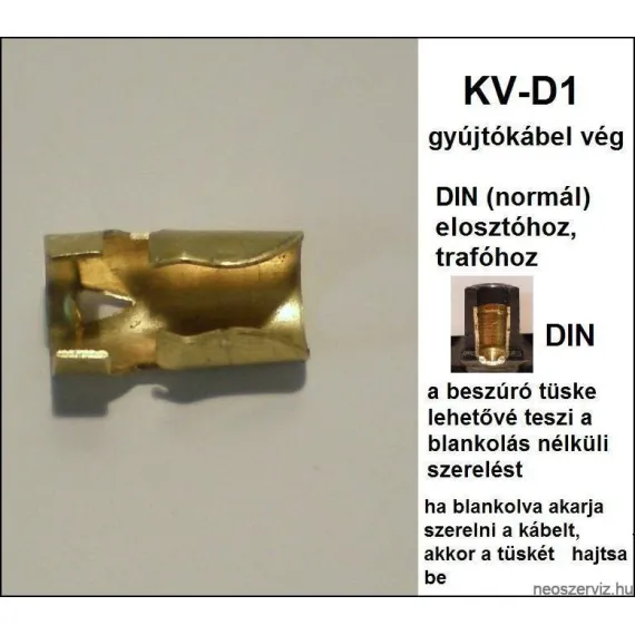 GYUJTÁSKÁBELVÉG ELOSZTÓ/TRAFÓHOZ KV-D1