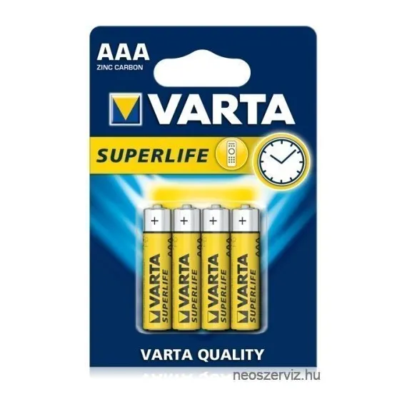 ELEM VARTA SUPERLIFE AAA / MIKRO 4db