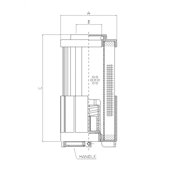 Filtrec R622T60 hidraulika szűrő