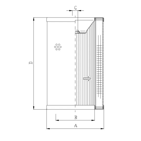 Filtrec R710T40 hidraulika szűrő