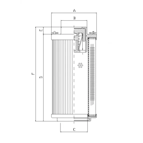 Filtrec RHR850A10B hidraulika szűrő