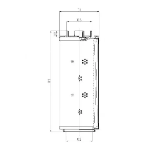 Filtrec RHR2600G05B0/AB1 hidraulika szűrő