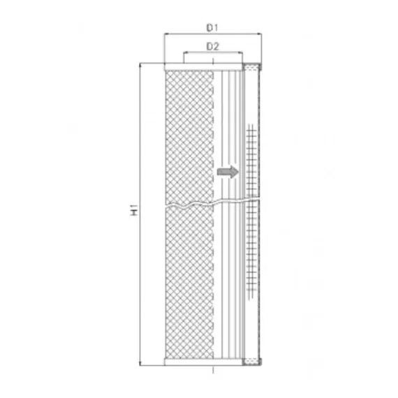Filtrec S237T250 hidraulika szűrő