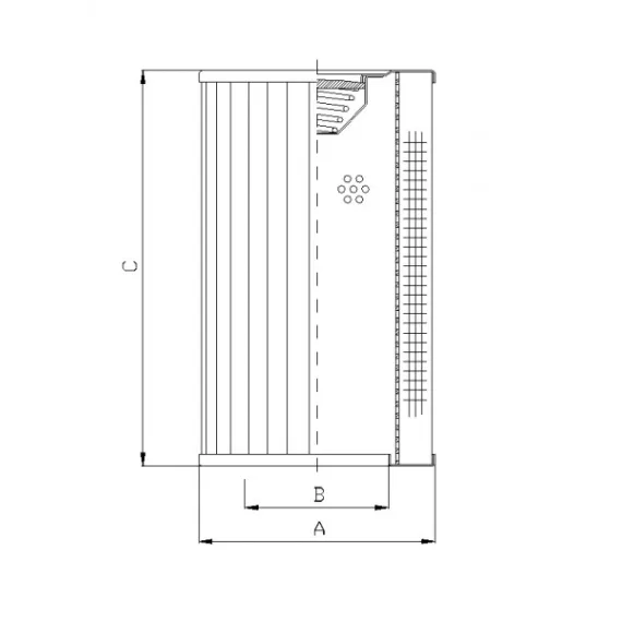 Filtrec RVR660B25B hidraulika szűrő