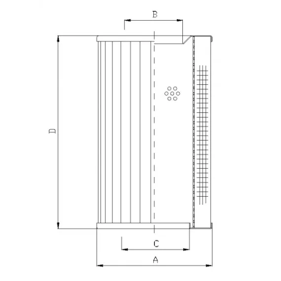 Filtrec RVR1140B25B hidraulika szűrő