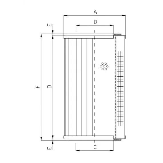 Filtrec RVR1360B10B hidraulika szűrő
