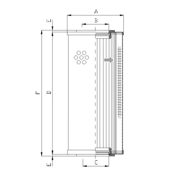 Filtrec S4111C10 hidraulika szűrő