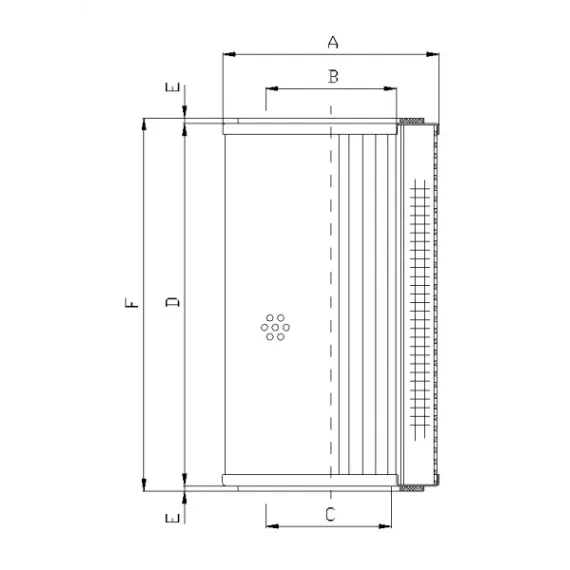 Filtrec S521T40 hidraulika szűrő