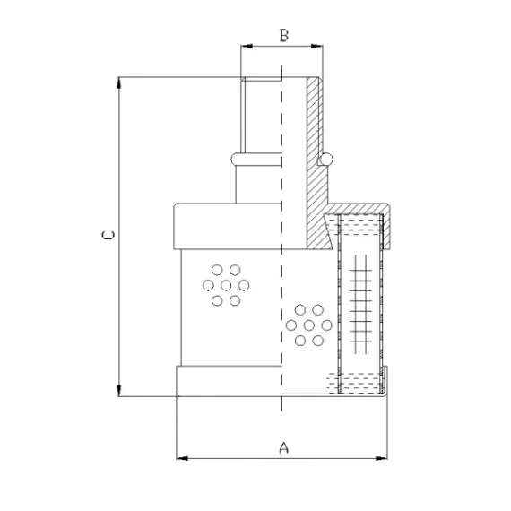 Filtrec RVR420B60B hidraulika szűrő