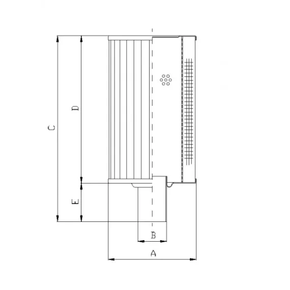 Filtrec RVR65K10B hidraulika szűrő