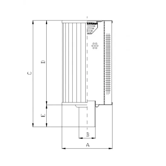 Filtrec RVR125B60B hidraulika szűrő