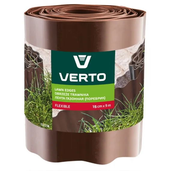 Ágyásszegély Verto 15g514 15 cm x 9 m barna