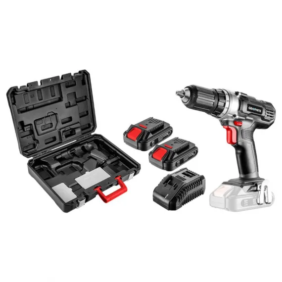 Akkus fúró-csavarozó Graphite 58g006-set2 energy+, 2 db akku+töltő