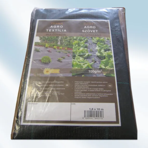 Agroszövet 1,6x10 m ppha 100g/m2