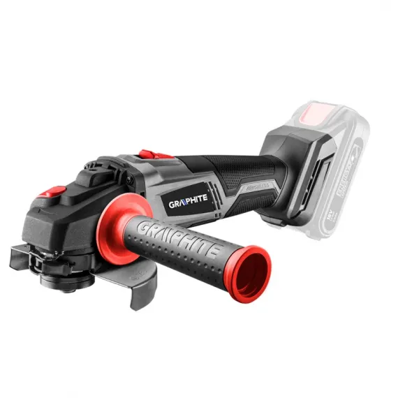 Akkus sarokcsiszoló Graphite 58g026 energy+18v 125 mm szénkefe mentes akku nélkül