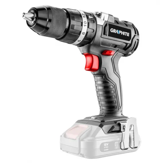 Akkus ütvefúró Graphite 58g020 energy+ 18v, li-ion, 13mm, szénkefe mentes, akku nélkül