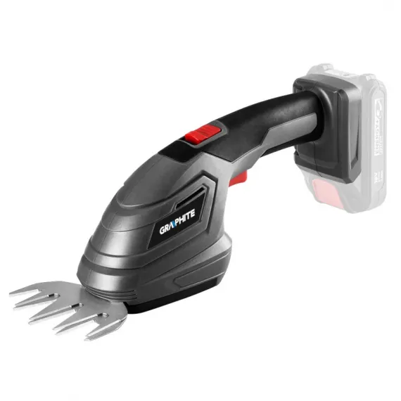 Akkus fűszegély-és sövénynyíró olló Graphite 58ge119 akku nélkül energy+