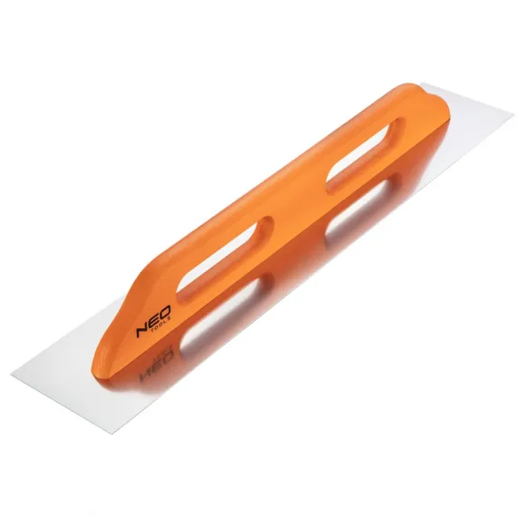 Acélsimító Neo 50-196, rozsdamentes 680x128 mm, fa markolat