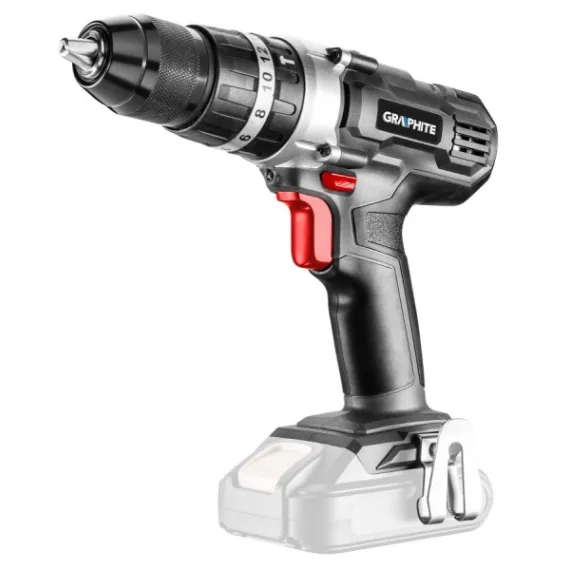 Akkus ütvefúró Graphite 58g010 energy+ 18v, li-ion, 13 mm, akku nélkül