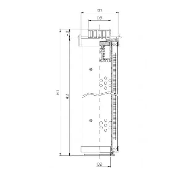 Filtrec WX435 hidraulika szűrő