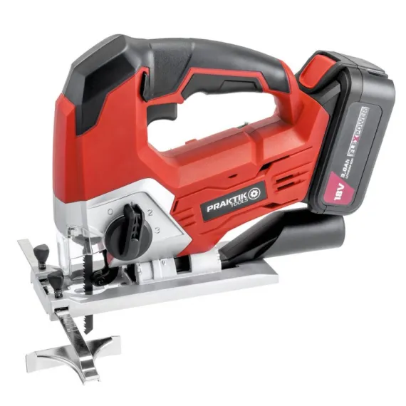 Akkus dekopírfűrész Praktik Flexpower system 18v li-ion, akku nélkül/ ptq042