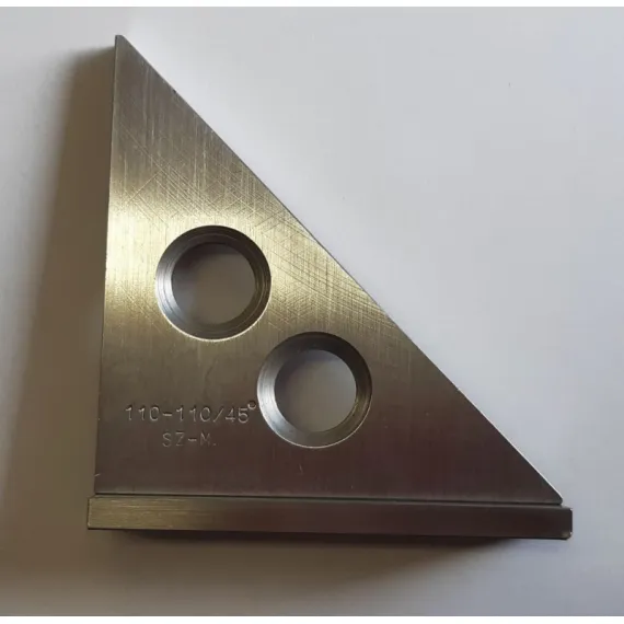 Acélháromszög talpas 110x110/90°/45°