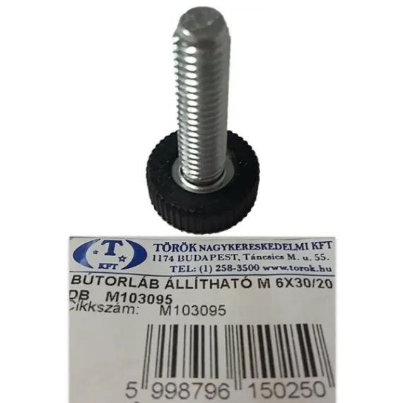 Bútorláb becsavarós m 6x30/ 20 db m103095
