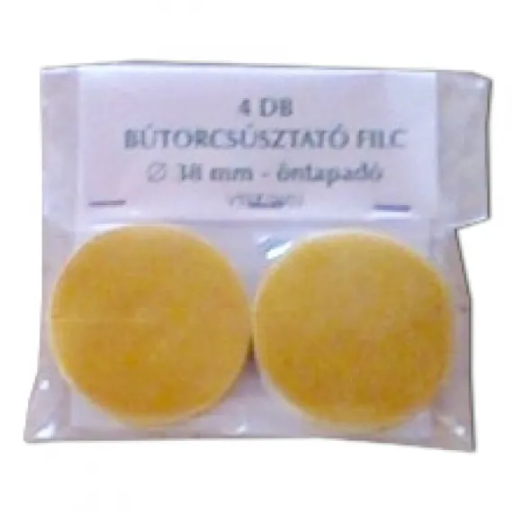 Bútorcsúsztató filc ¤ 38 mm/4 db öntapadós
