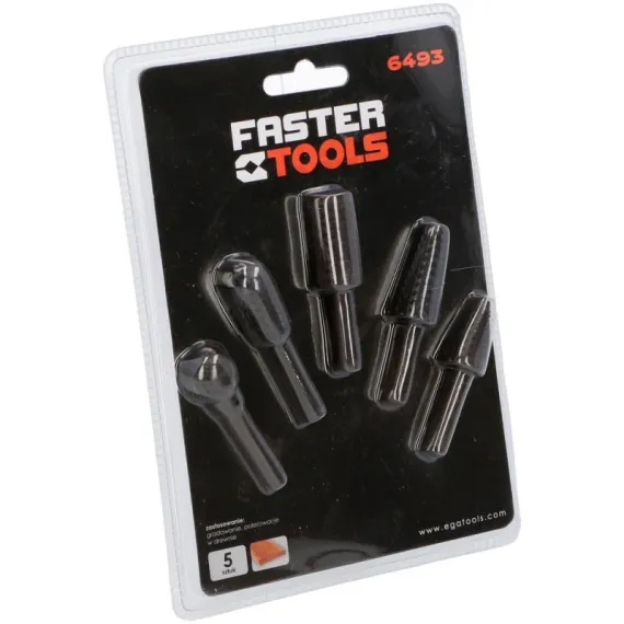 Csapos ráspoly készlet Faster 5 db 6493
