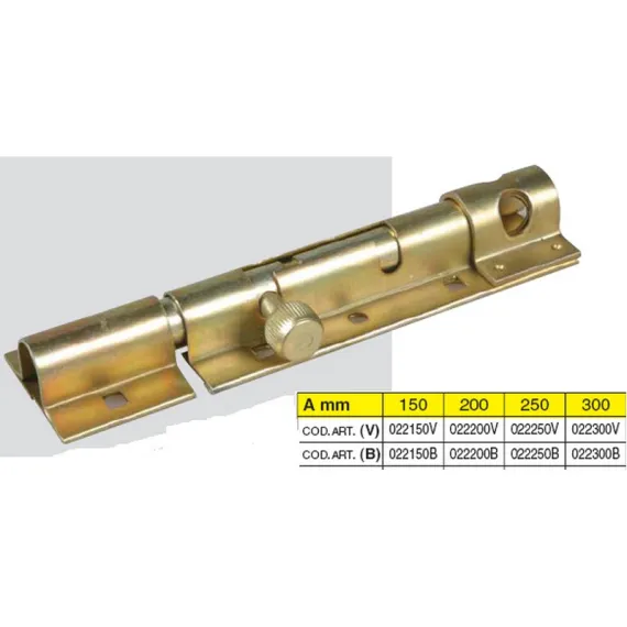 Bajonett tolózár IBFM 300 mm lakatolható