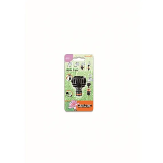 Csapcsatlakozó Claber 8557 belső menetes 1/2"-3/4" ergogrip, blister