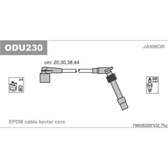 OPEL GYUJTÓKÁBEL GRT. ODU230 1612651 53-0043