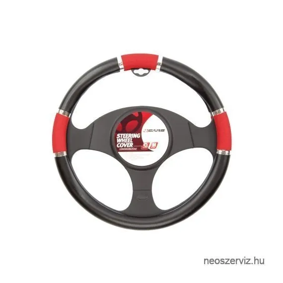 KORMÁNYVÉDŐ 37-39cm FEKETE, PIROS 92254