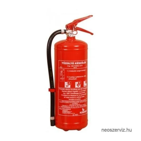 TÜZOLTÓ KÉSZÜLÉK 6Kg "A,B,C" POROLTÓ
