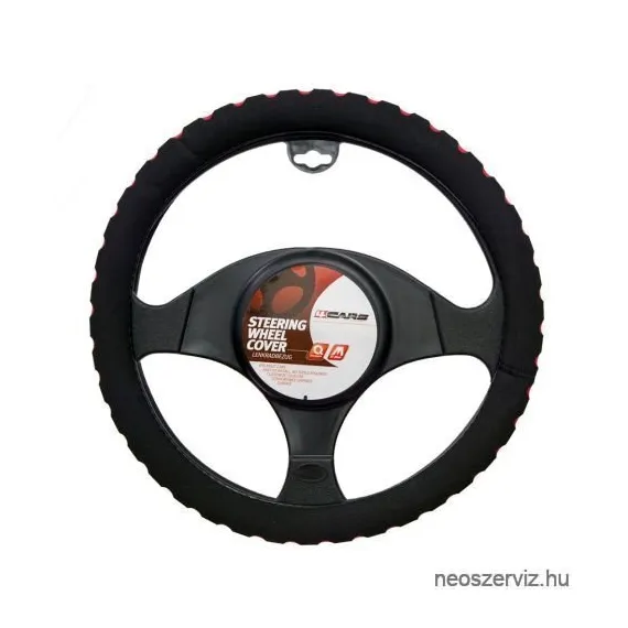 KORMÁNYVÉDŐ 37-39cm SZIVACS. FEKPIR. 4CARS 95194