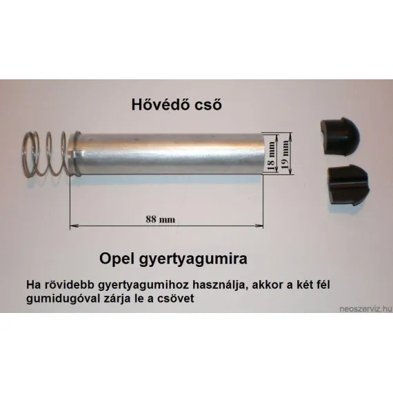 GYUJTÓKÁBEL HŐVÉDŐCSŐ /OPEL-IS/ HCS