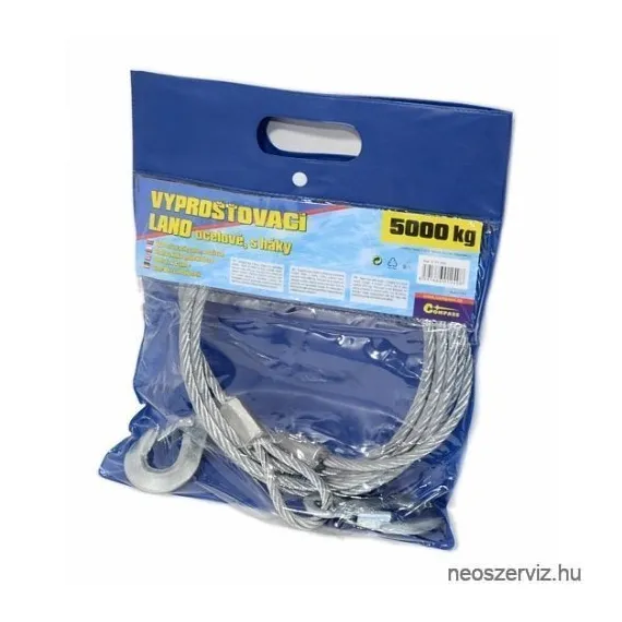 VONTATÓKŐTÉL 5T 10mmX3,5m ACÉLBOVDEN 7380980-5