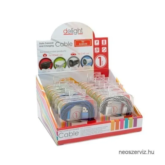ADATKÁBEL MIKRO USB 1m 55439