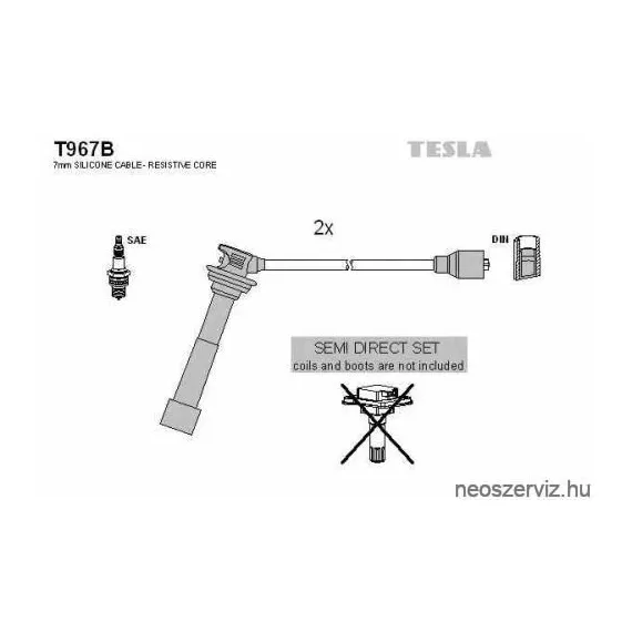 T967B GYÚJTÓKÁBEL SUZUKI 16V, WR+ CC0.98781