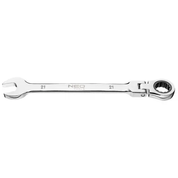 Csillag-villáskulcs Neo 09-062 21 mm racsnis, flexibilis