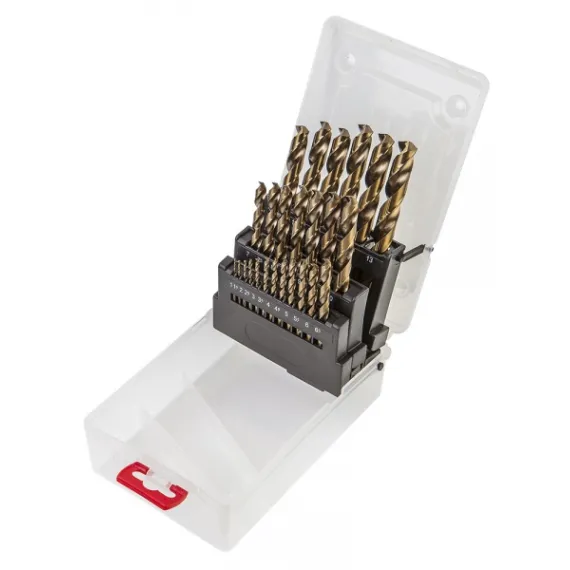 Csigafúró készlet Verto 60h814 hss-g, 1.0 - 13.0 mm, 25 db