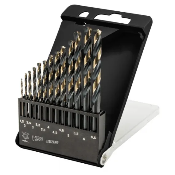 Csigafúró készlet Graphite 55h088 hss-cnc 124°"pro-tec", 1.5 - 6.5 mm 13 részes