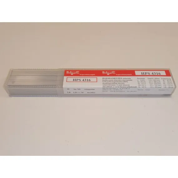 Elektróda ok 43.16 rozsdamentes .¤ 2,0/ 1 kg