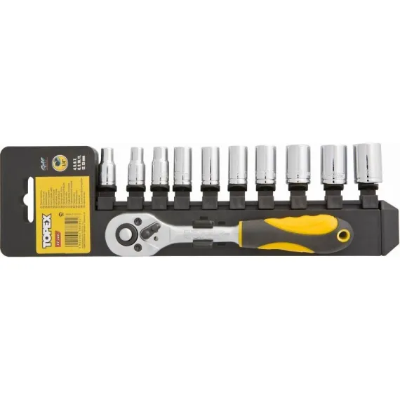 Dugókulcs készlet Topex 38d650 11 r 1/4"