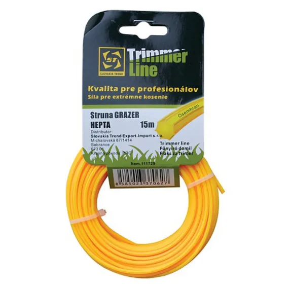 Damil fűszegélynyíróhoz grazer pro hepta 3,0 mm 15m hex