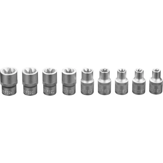 Dugókulcs készlet Neo 08-649 torx 9 részes e10-e24